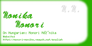 monika monori business card
